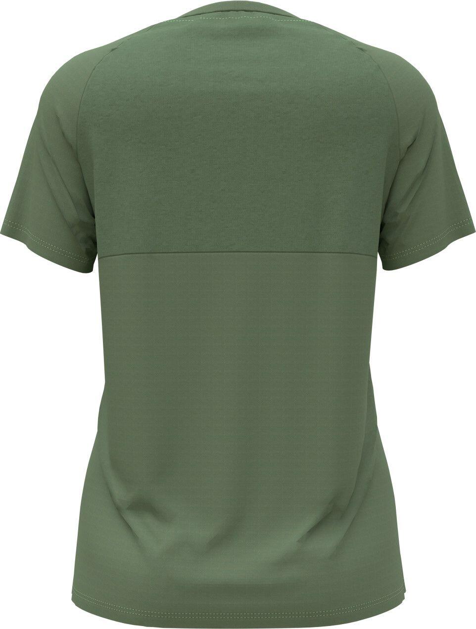 Odlo Essential Chill-Tec Kurzarmshirt für Frauen Khaki 4/4