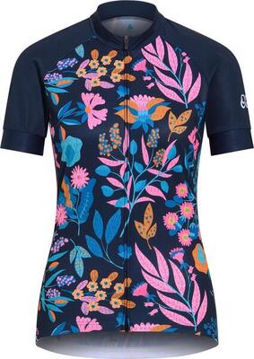 Odlo women's performance custom jersey met korte mouwen - black