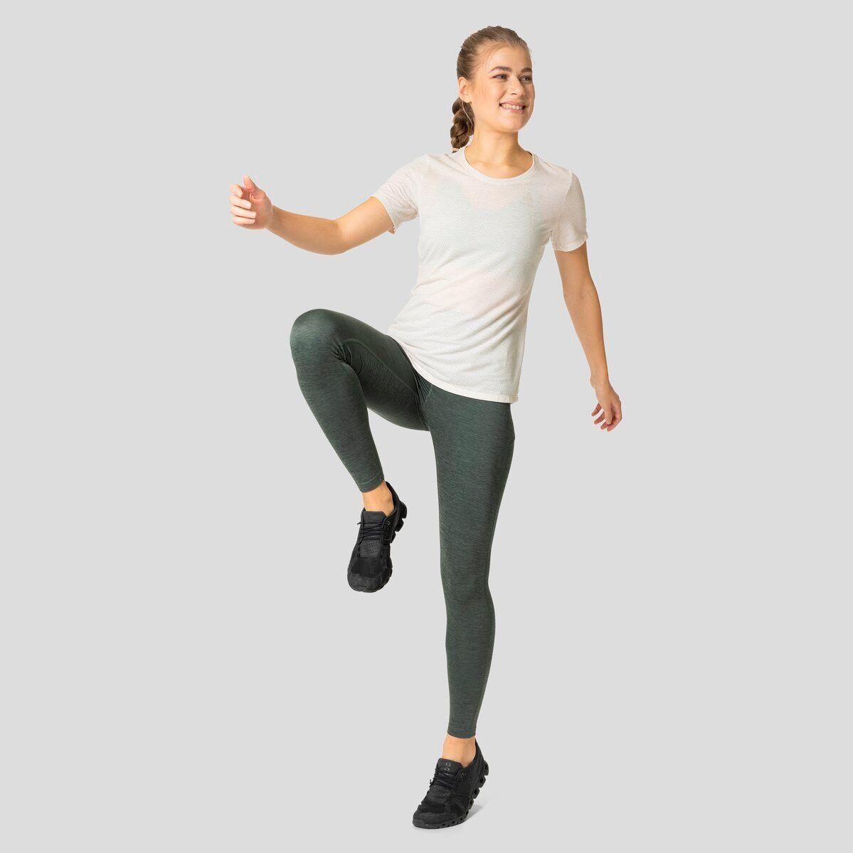 T-Shirt Running Odlo Active 365 Linencool Blanc Femme 4/7