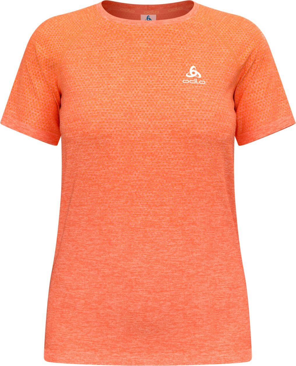 T-Shirt Running Odlo Essentials Seamless Corail Femme 1/5