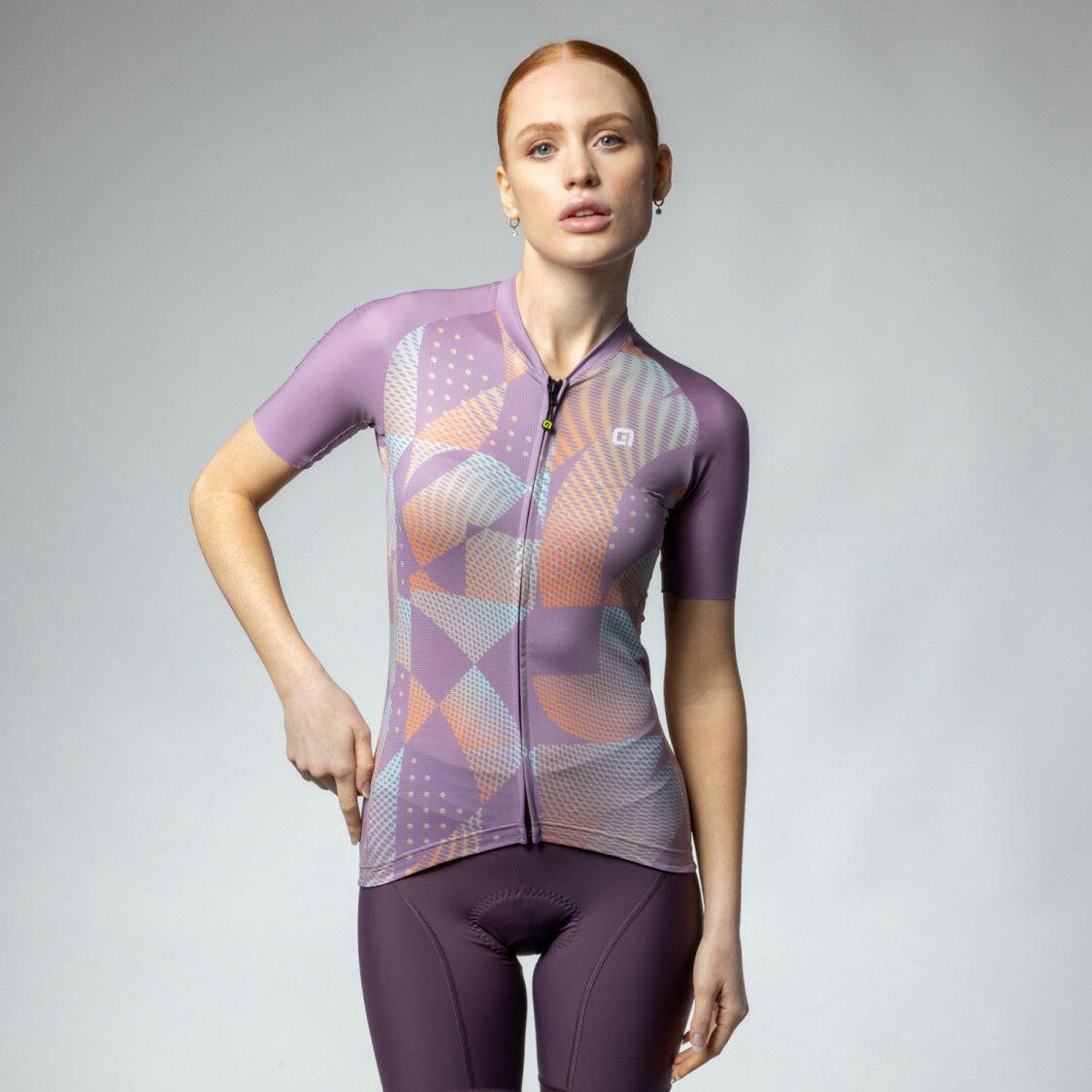 Maillot Manches Courtes Femme Alé Enjoy Violet 3/7