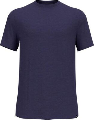 Odlo merino tencel effen korte mouw technisch t-shirt paars