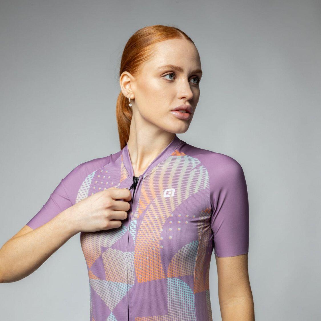 Maillot Manches Courtes Femme Alé Enjoy Violet 5/7