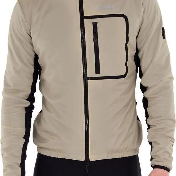 Santini Alpha T Beige Long Sleeve Jacket
