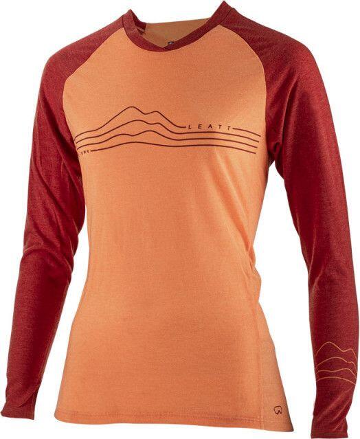 Camiseta de ciclismo para mujer MTB 3.0 Gravity naranja 3/7