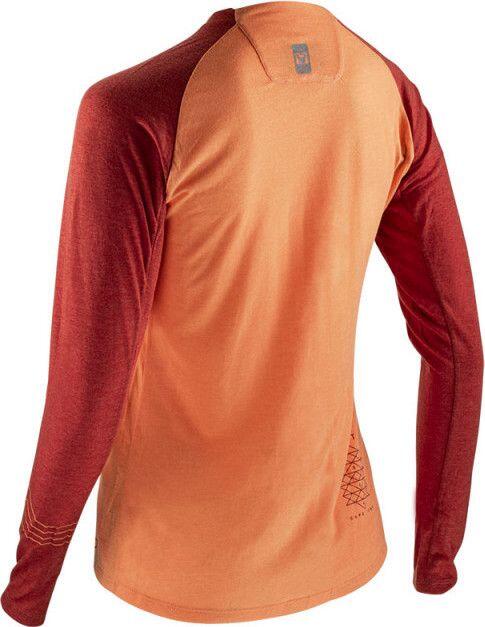 Camiseta de ciclismo para mujer MTB 3.0 Gravity naranja 4/7