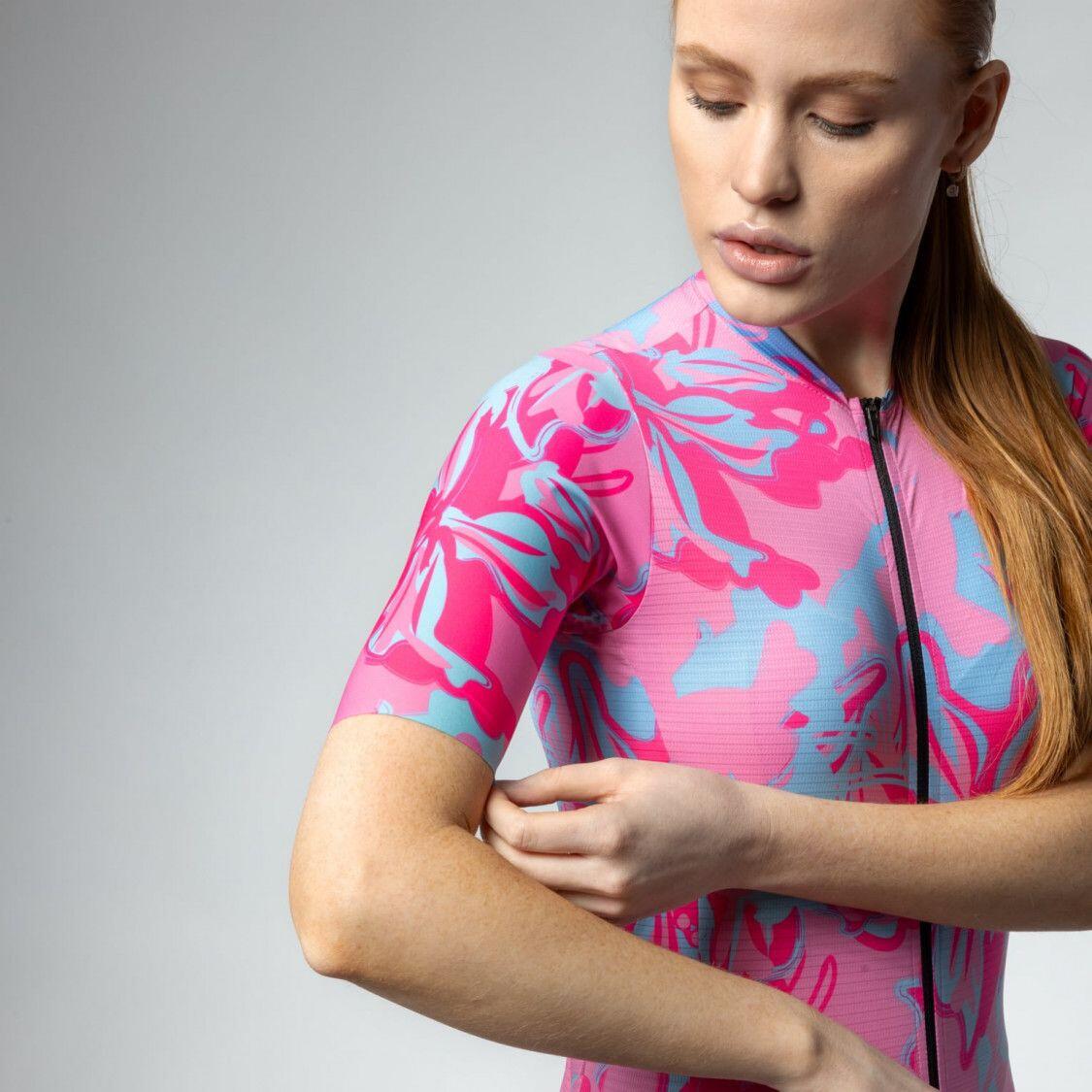 Damen Alé Honolulu Kurzarmtrikot Rosa 3/6