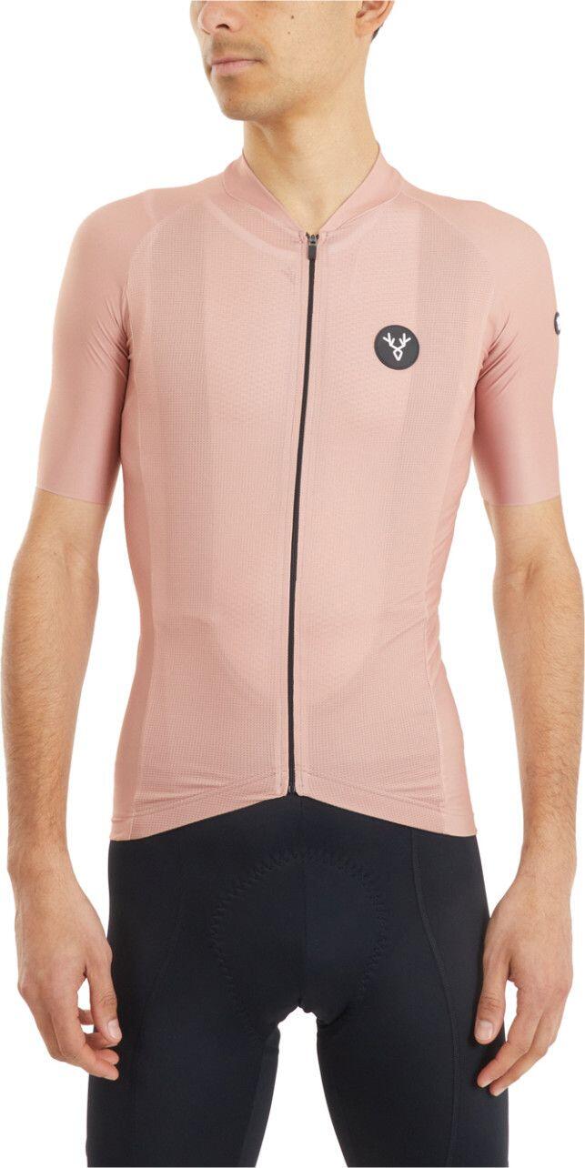 LeBram Galibier Short Sleeves Jersey Pink 1/4