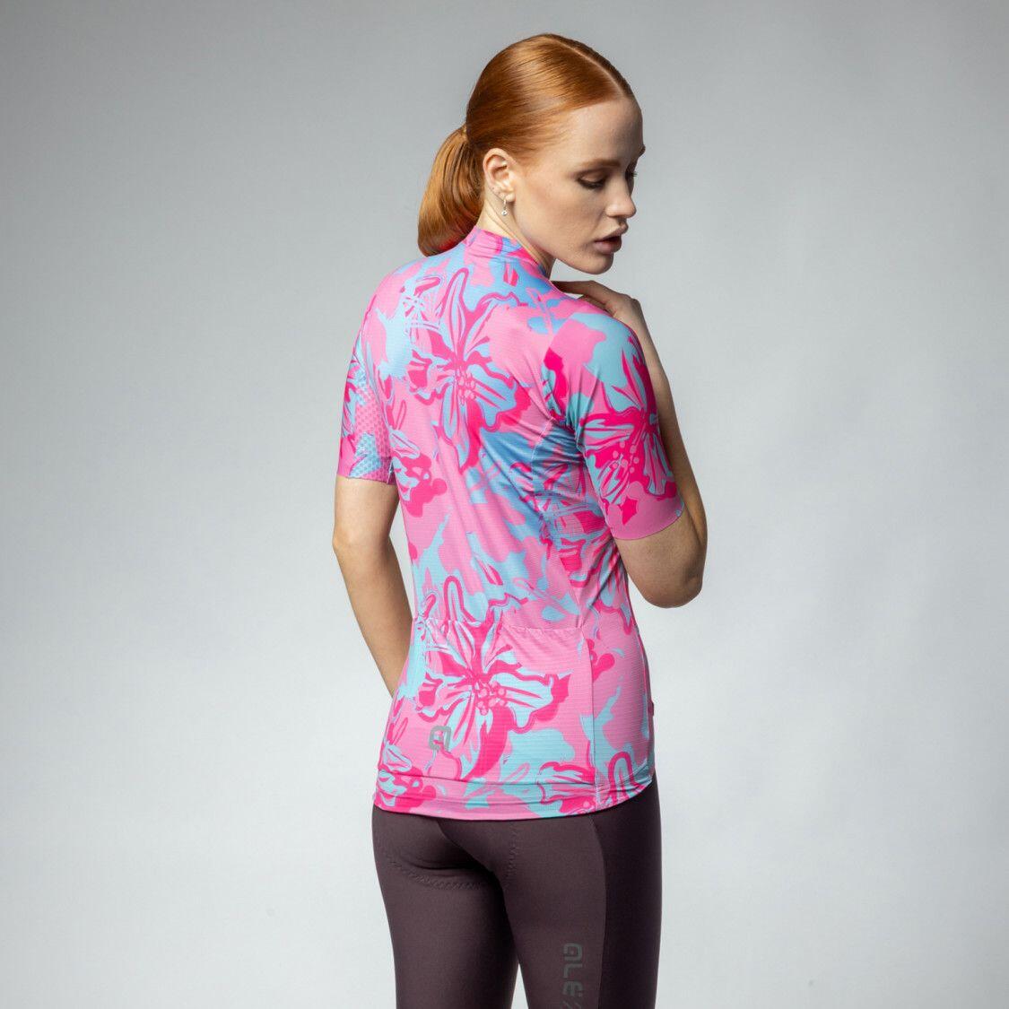 Damen Alé Honolulu Kurzarmtrikot Rosa 2/6