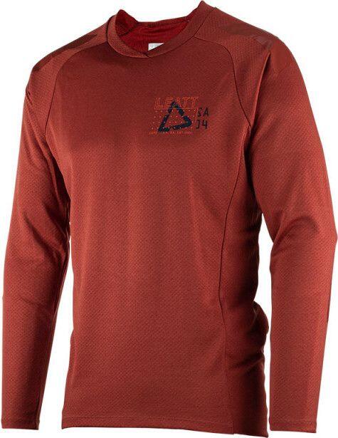 Leatt AllMtn 5.0 Camisola MTB Manga Comprida Vermelho 3/6