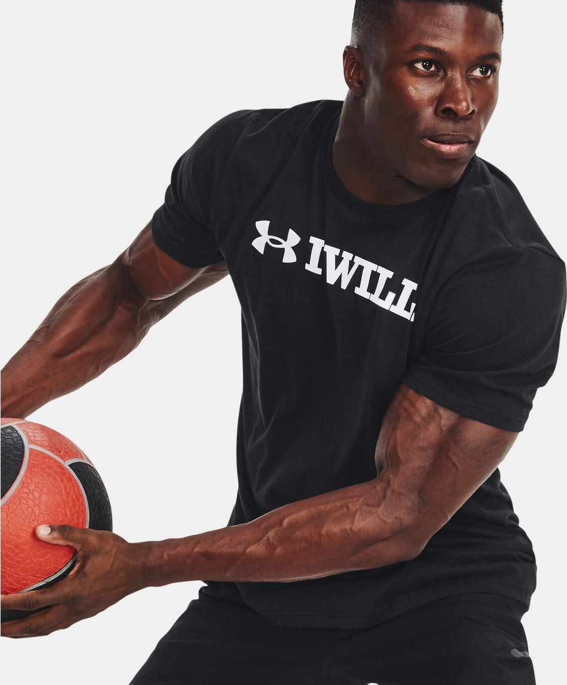 Under Armour I Will Kurzarm Trikot Schwarz Herren 3/7