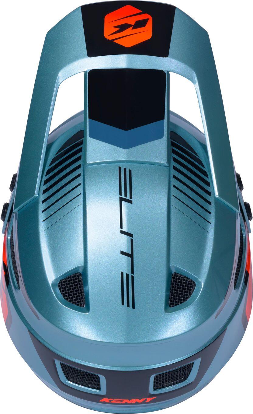 Casco Integral Kenny Elite Azul/Rojo 4/4