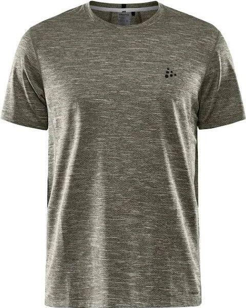 T-Shirt Running Craft ADV Essence Melange Kaki Homme 2/3