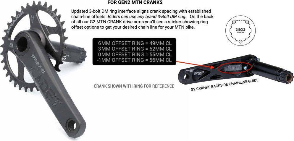 Praxis Cadet Aluminium M30 Cranks Black 3/3
