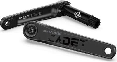 Praxis cadet aluminium m30 cranks zwart