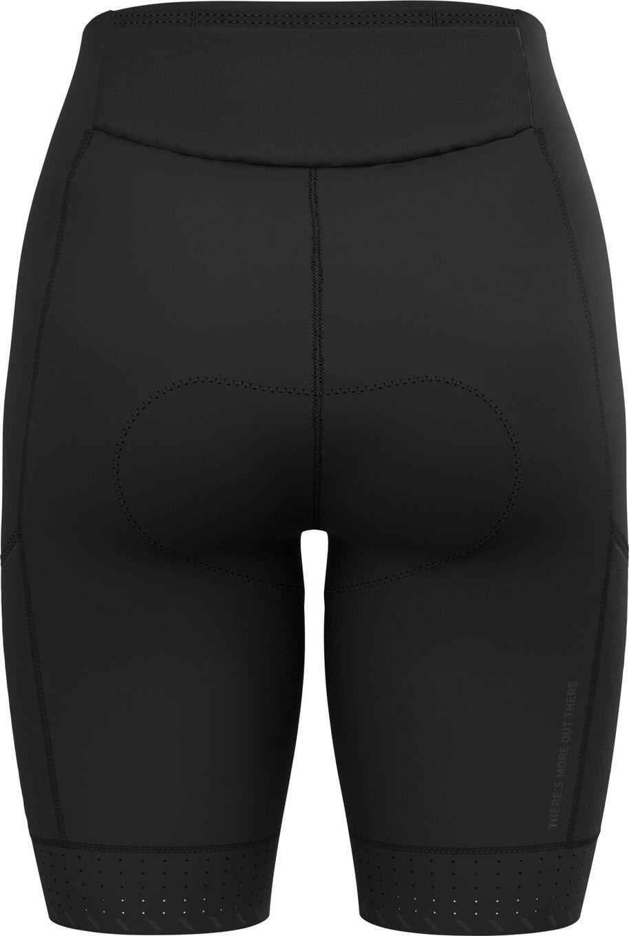 Pantaloncini da ciclismo senza spalline da donna Odlo Explorer Cargo Nero 2/2