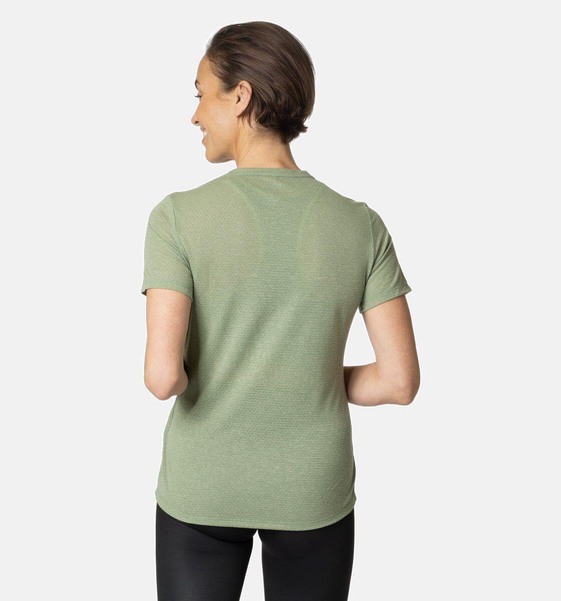 Odlo Zeroweight Engineered Women's Short Sleeve Shirt Khaki 2/5