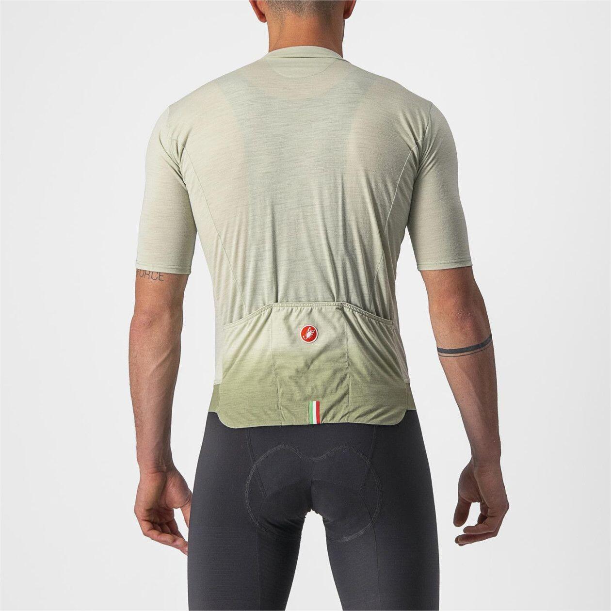 Castelli Essenza Short Sleeve Jersey Light Green 2/7