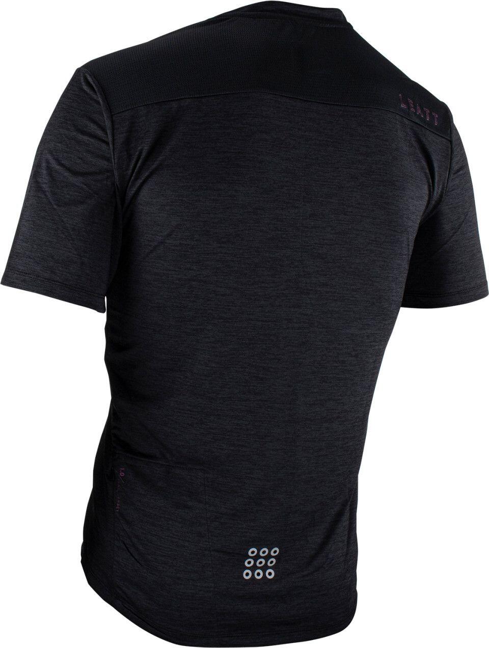 Maillot Manches Courtes Leatt MTB Trail 1.0 Noir 4/7