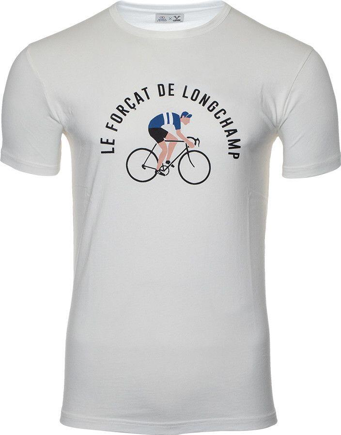 LeBram x Sports d'Époque Camiseta Forçat de Longchamp Marshmallow Blanco 2/4