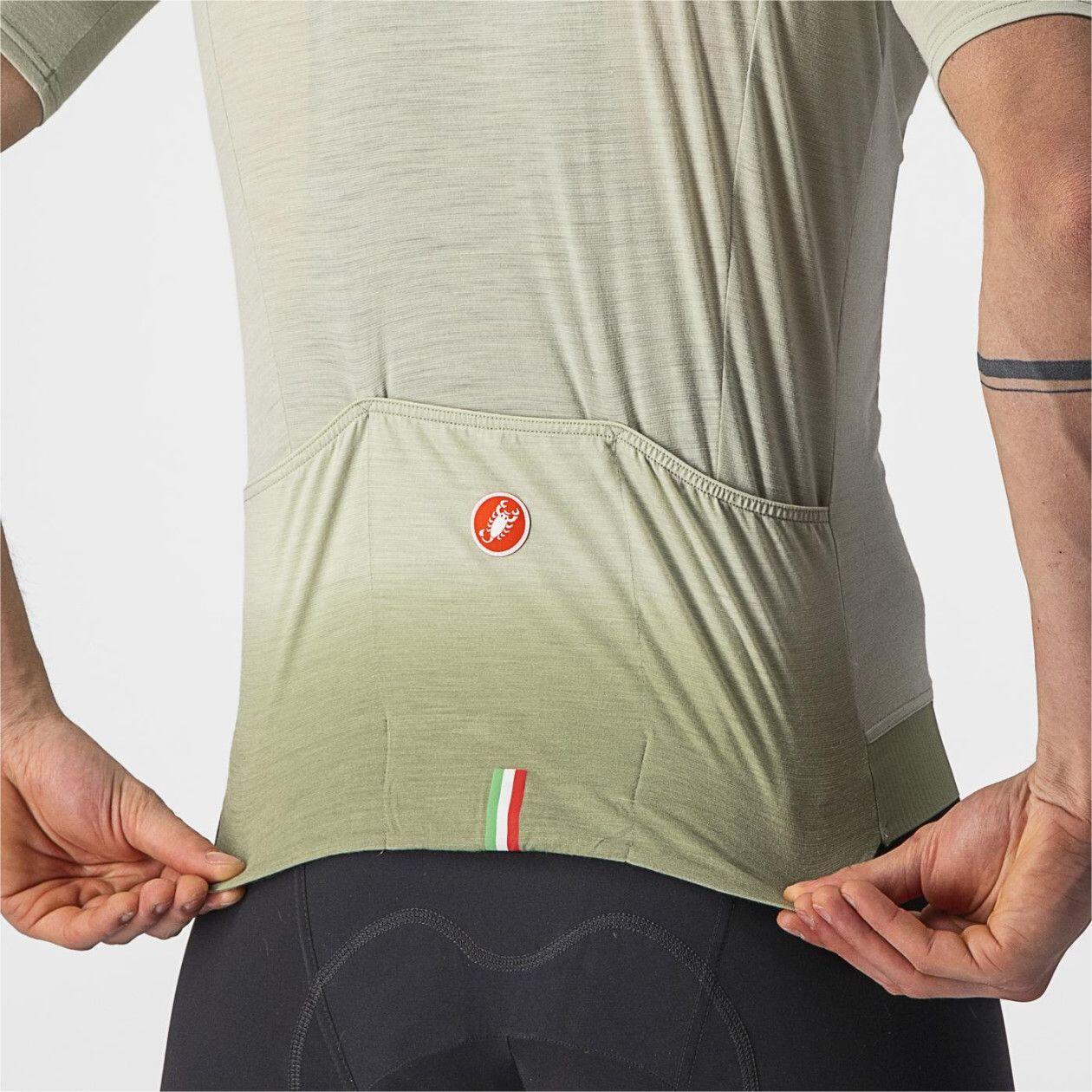 Castelli Essenza Short Sleeve Jersey Light Green 4/7