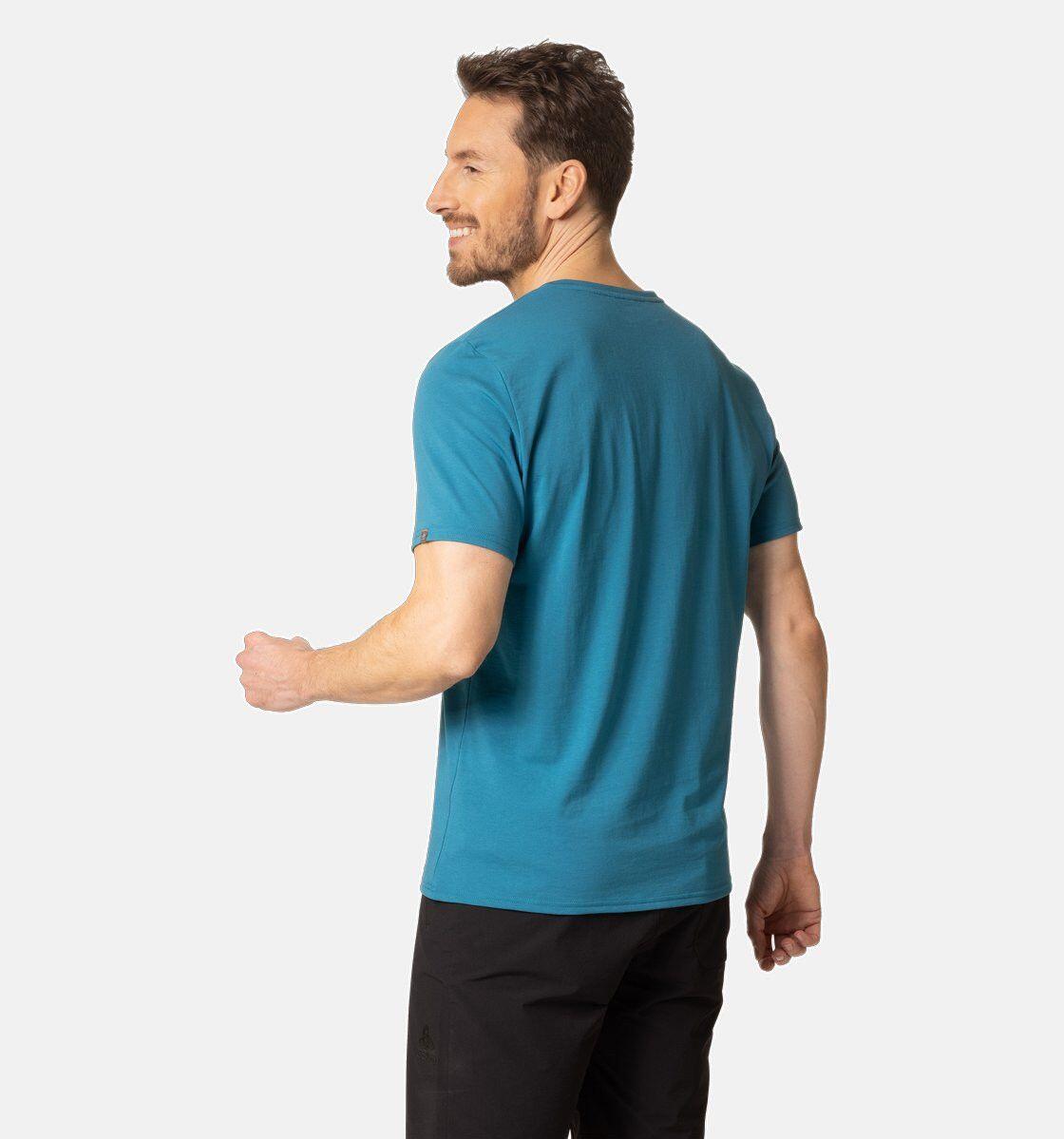 Camiseta de manga corta Odlo Nikko Logo Azul 2/3