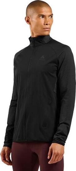 Odlo Zeroweight Warm 2.0 Schwarze Running Hybrid Jacke