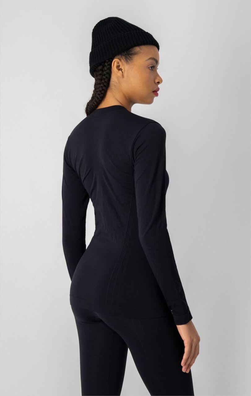 Baselayer Manches Longues Femme Champion Seamless Noir 3/5