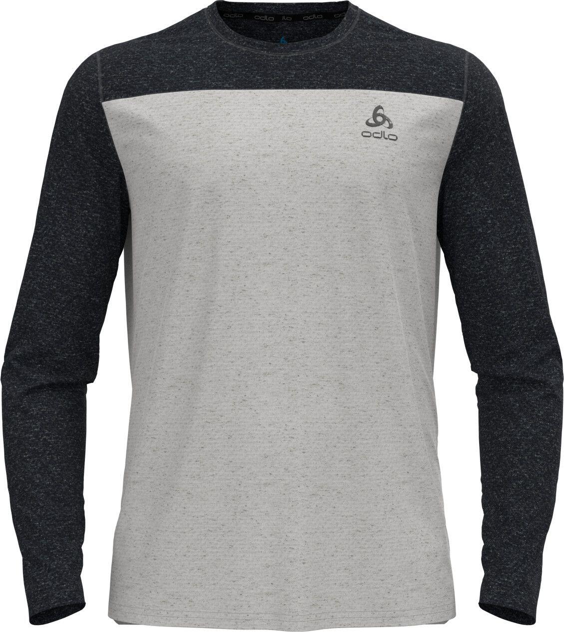 Maillot Manches Courtes Odlo X-Alp LinenCool Noir / Gris 1/4