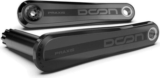 Coppia di pedivelle Praxis Doon Black