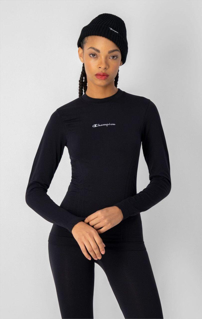 Baselayer Manches Longues Femme Champion Seamless Noir 5/5