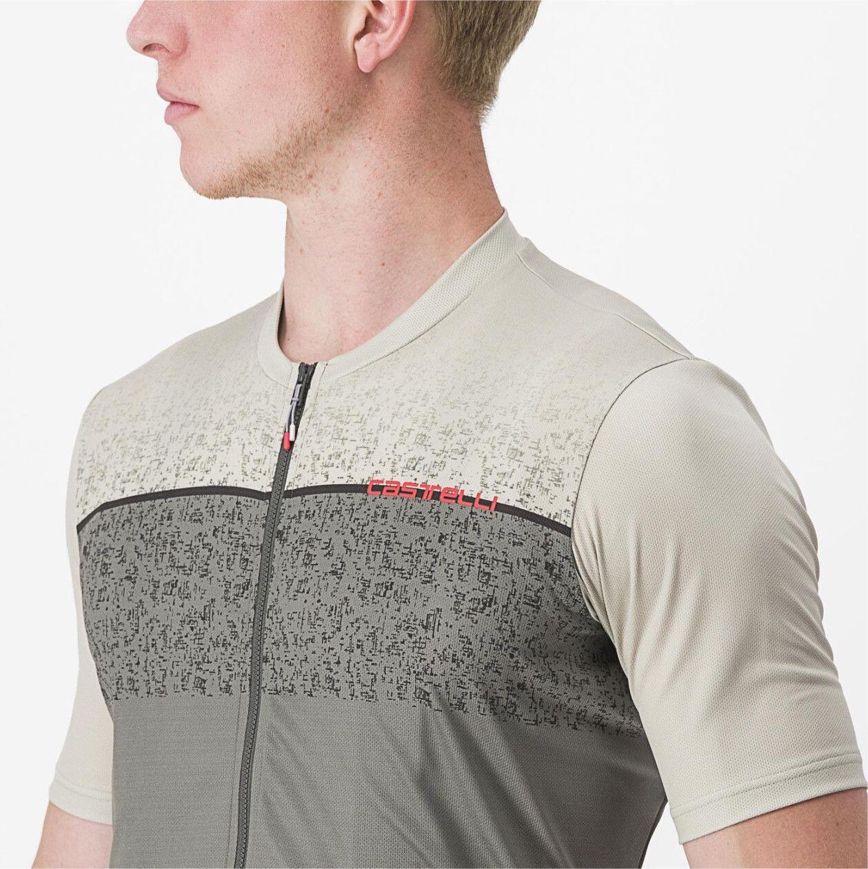 Castelli Unlimited Entrata Short Sleeve Jersey Light Grey 2/5