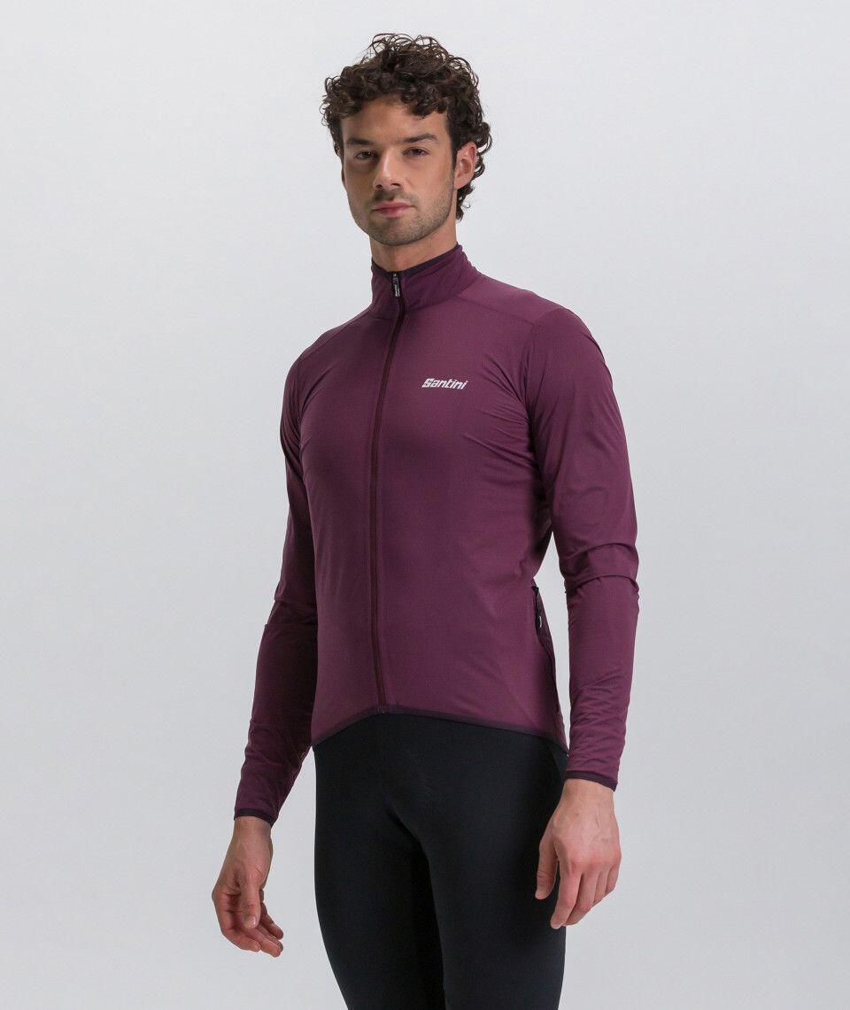 Santini Guard Nimbus Violet Long Sleeve Jacket 2/4