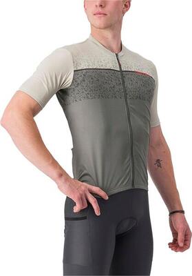 Castelli unlimited entrata short sleeve jersey light grey