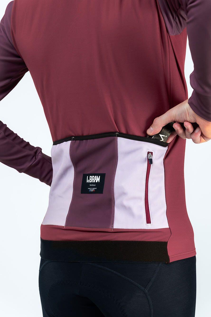 LeBram Ventoux Uni Long Sleeve Jersey Bordeaux 5/5