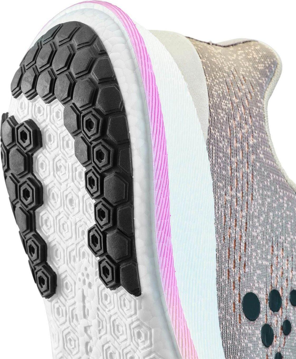 Chaussures Running Craft Pacer Gris/Rose Femme 3/4