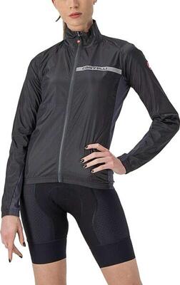 Giacca donna Castelli Squadra Stretch manica lunga Nero