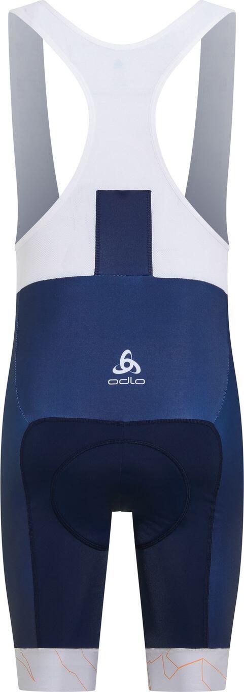 Odlo Performance Alps Bib Calzamaglia - White/Blue 2/2
