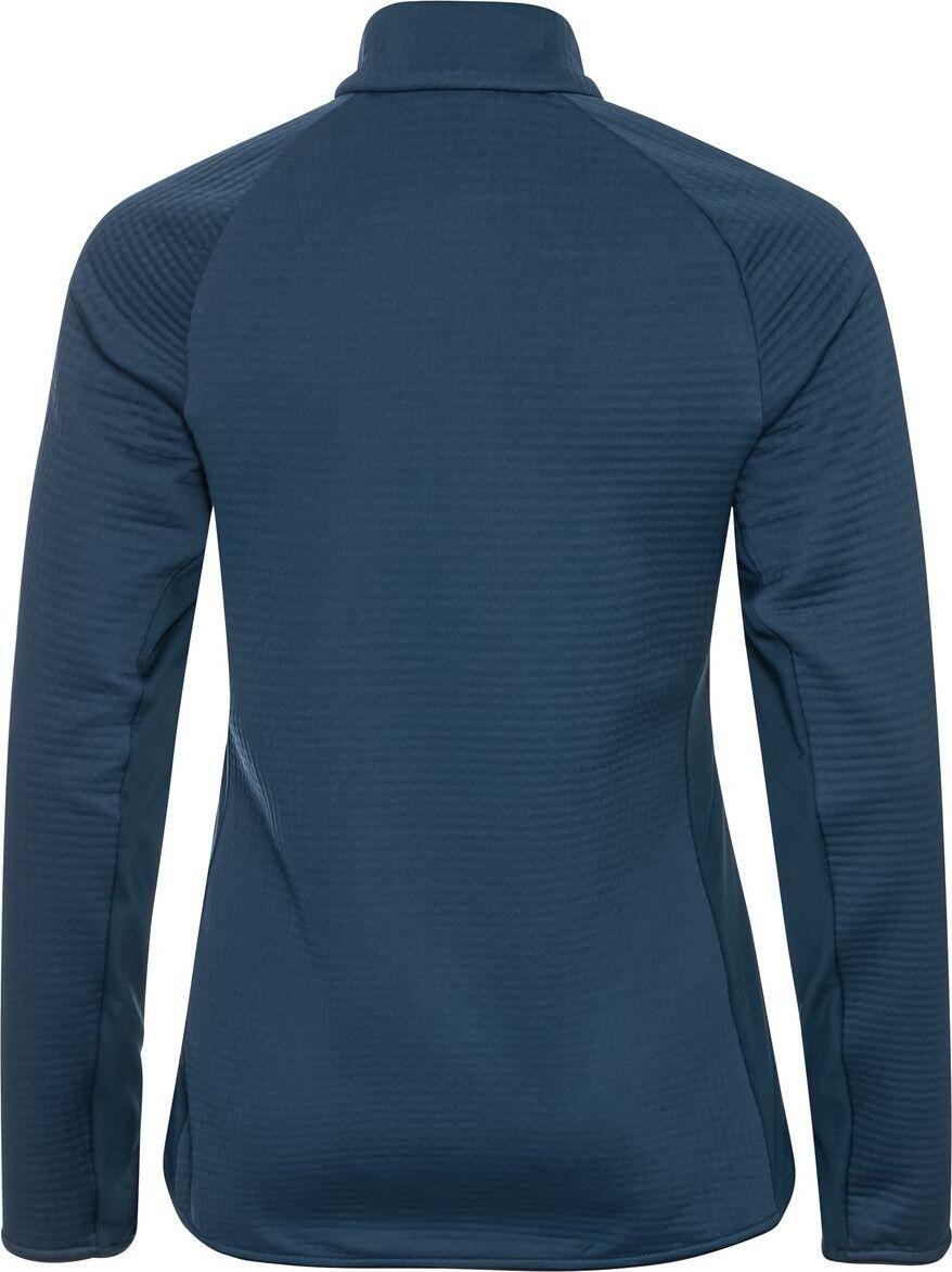 Polaire Thermique Zippé Odlo Sesvenna Hybrid S-Thermic Bleu Femme 2/2