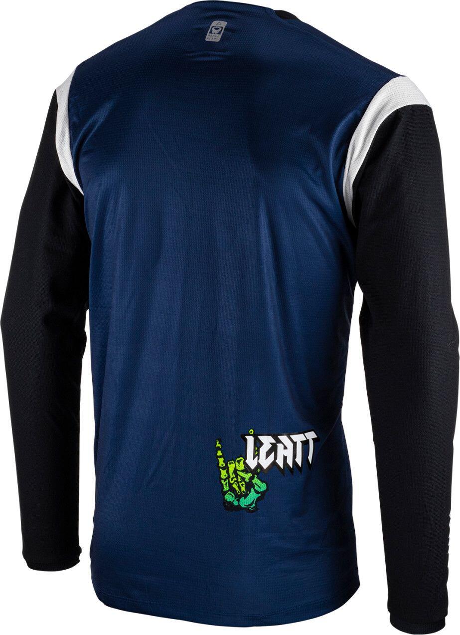 Maillot Manches Longues Leatt MTB Gravity 3.0 Zombie Bleu 3/6