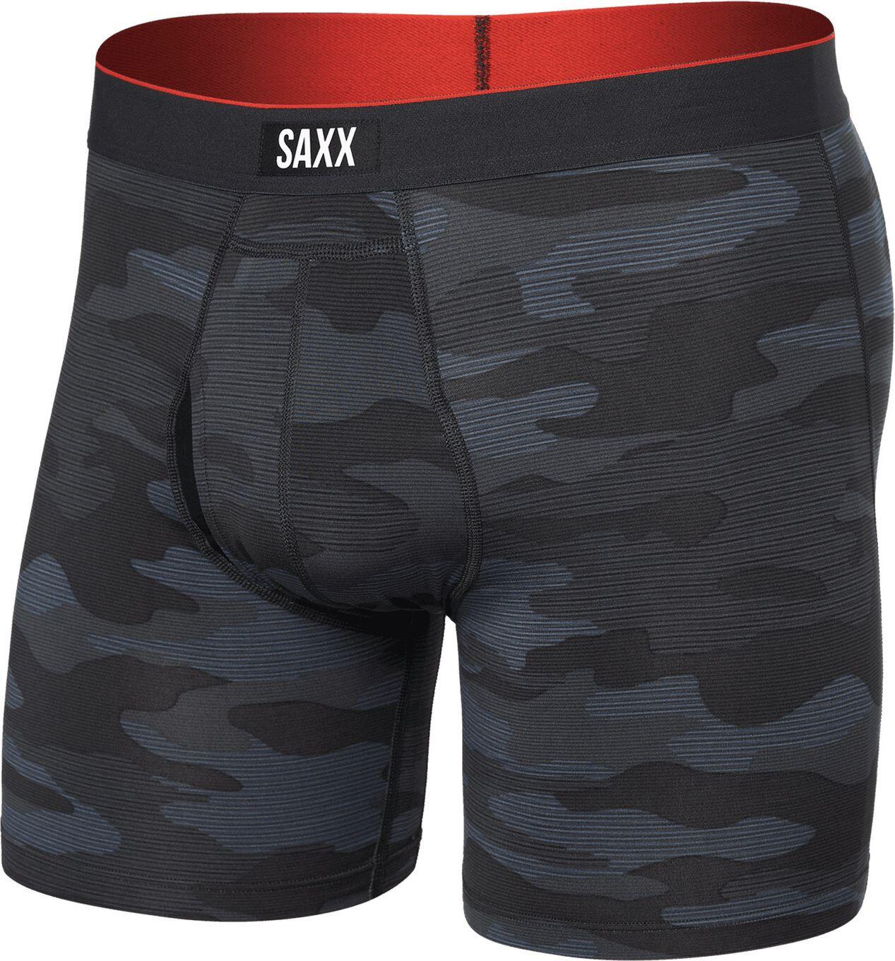 Boxer Saxx Multi-Sport Mesh Fly Remote Camo Faded Black Hombre 3/4