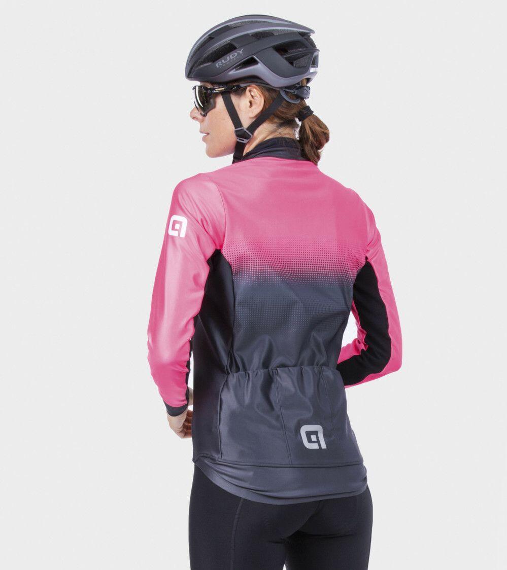 Alé Gradient Women's Long Sleeve Jacket Fluorescent Pink/Black 2/6