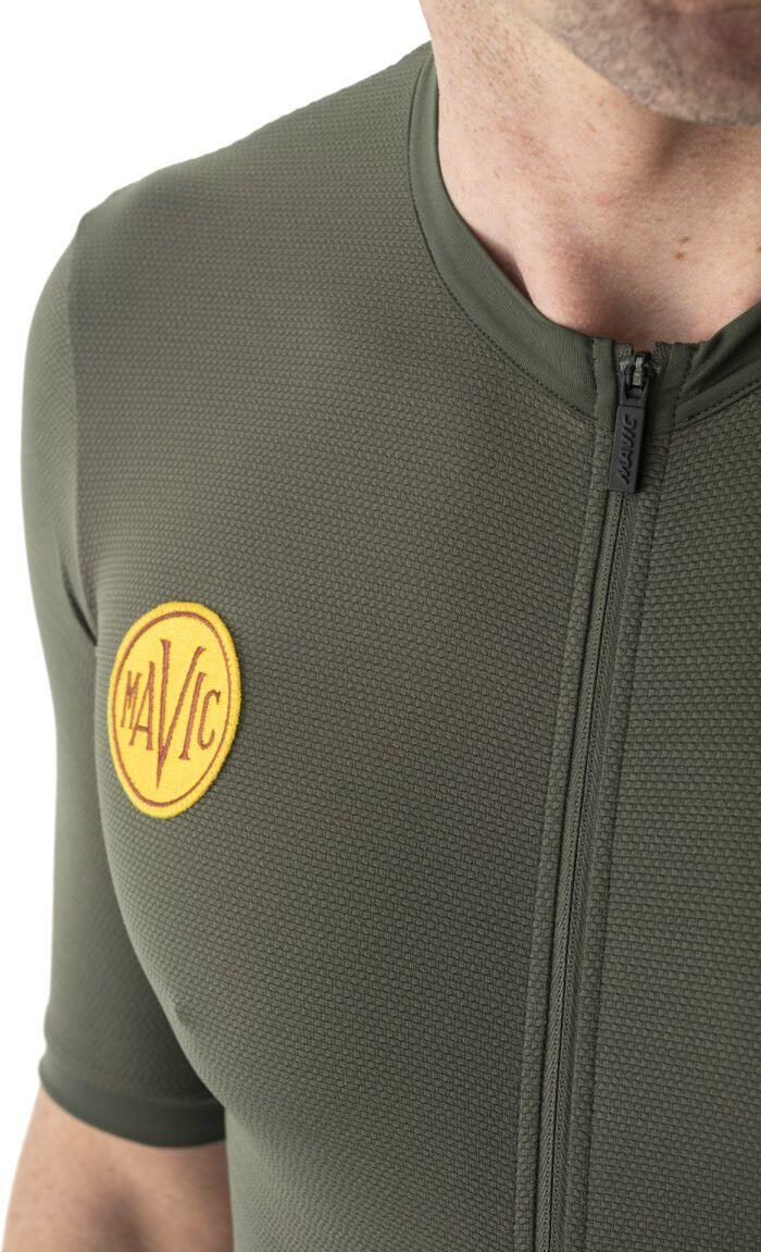 Mavic Heritage Short Sleeve Jersey Khaki 5/7
