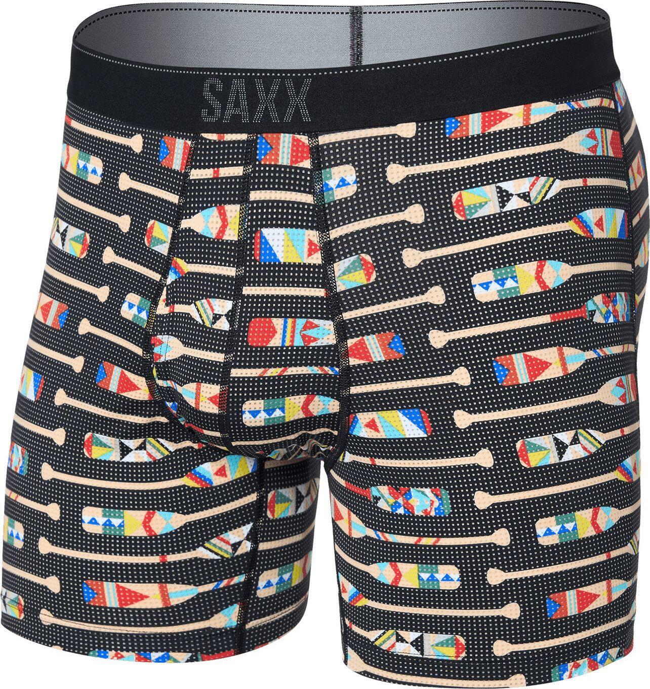 Boxer Saxx Quest Quick-Dry Mesh Fly Oartiz Noir Homme 3/4