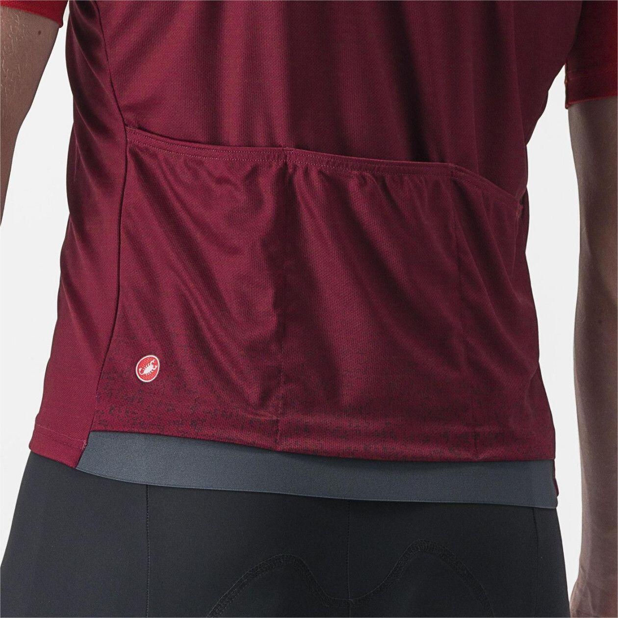 Castelli Unlimited Entrata Short-Sleeve Jersey Red/Bordeaux 2/5