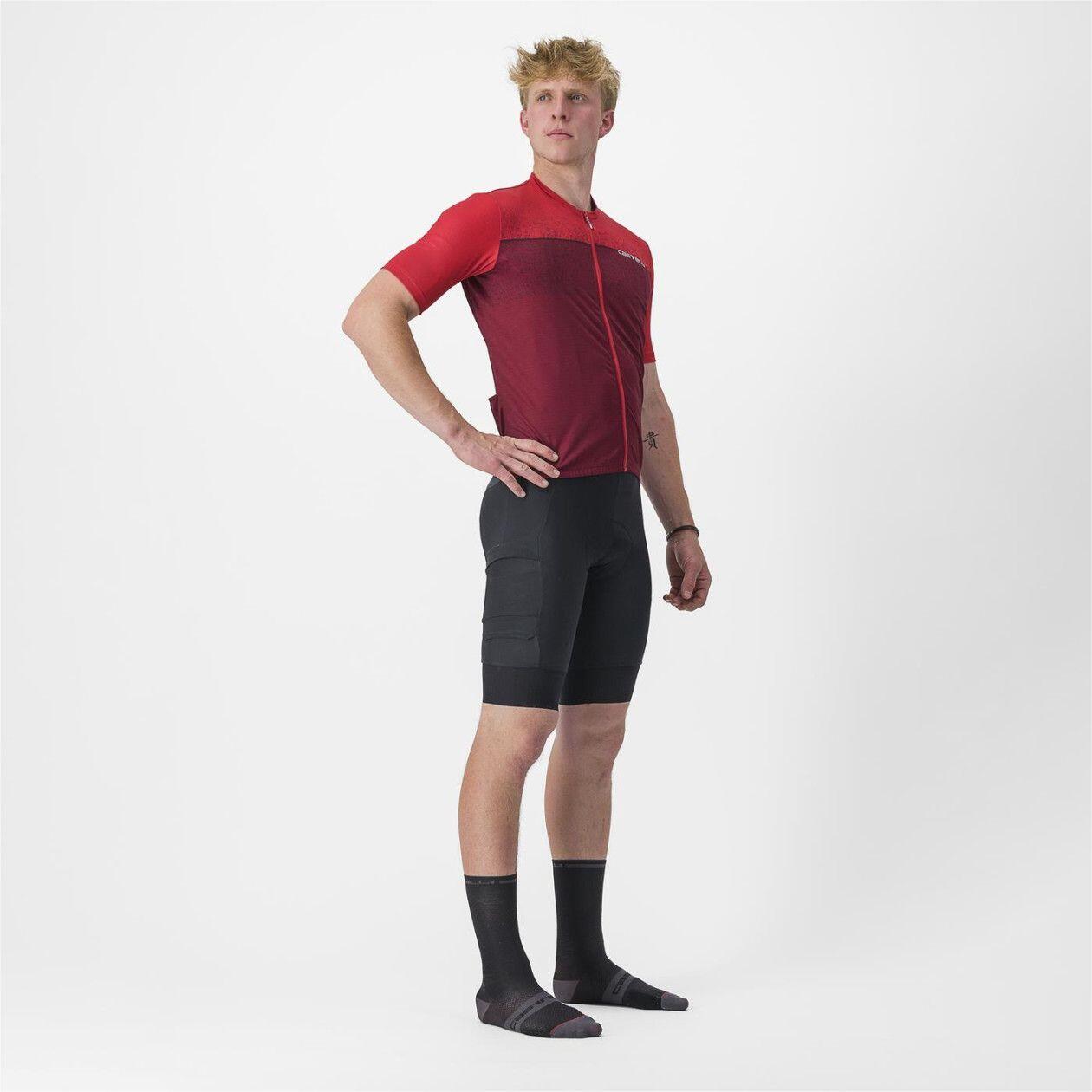 Castelli Unlimited Entrata Short-Sleeve Jersey Red/Bordeaux 5/5