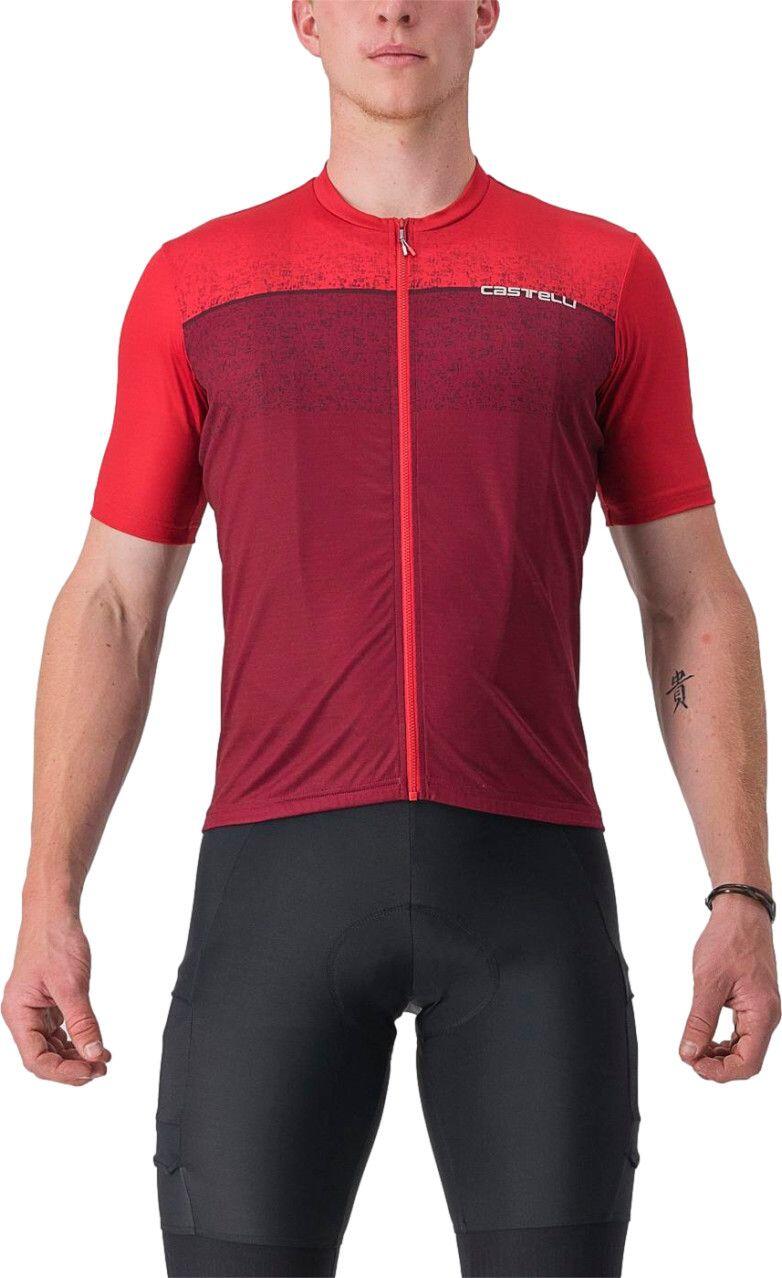 Castelli Unlimited Entrata Short-Sleeve Jersey Red/Bordeaux 1/5