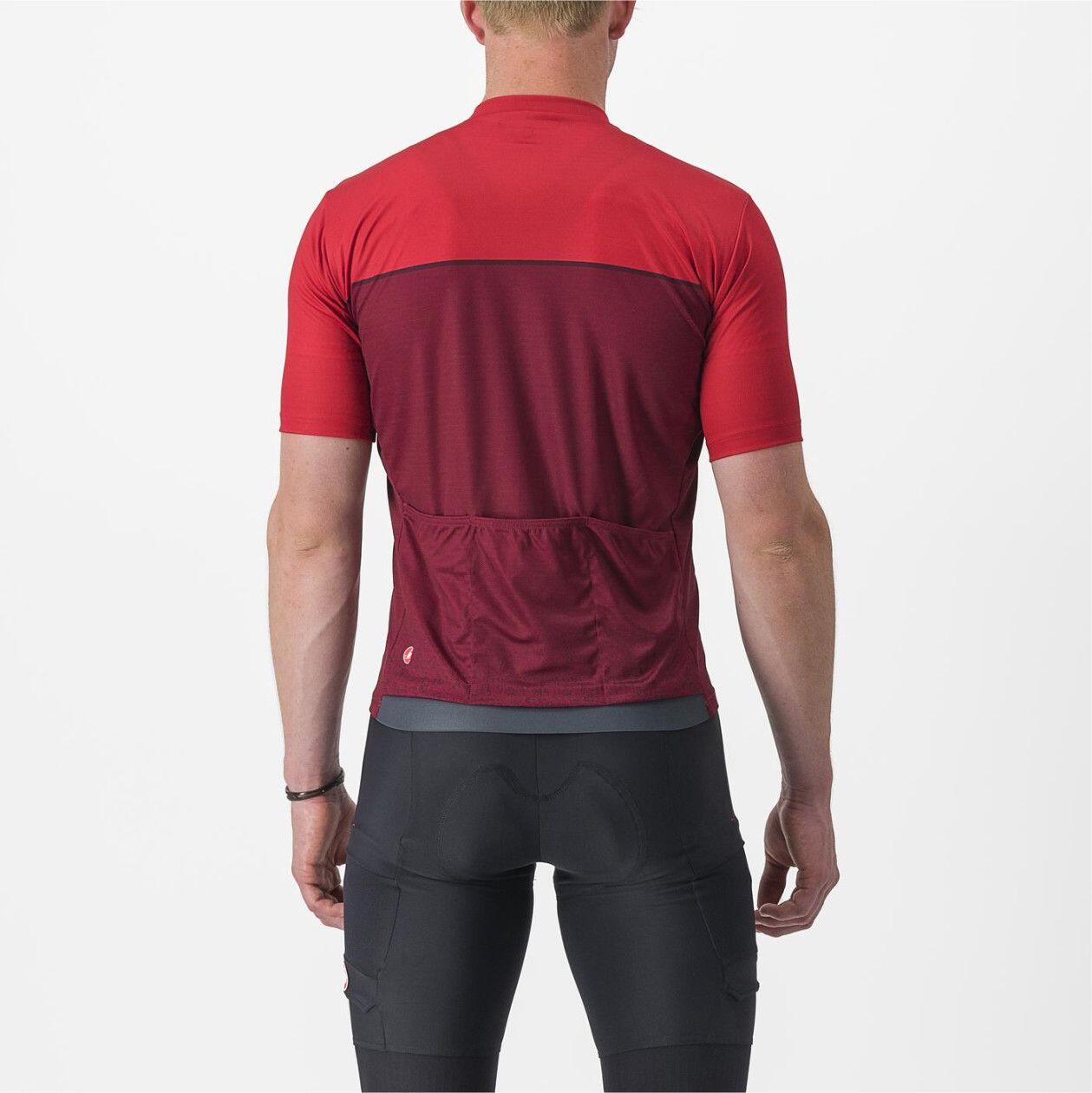Castelli Unlimited Entrata Short-Sleeve Jersey Red/Bordeaux 4/5