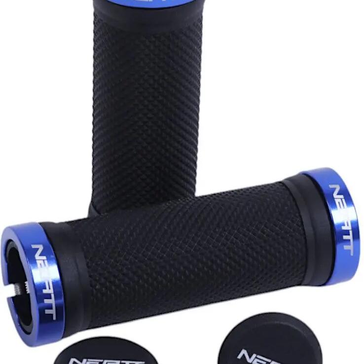 Pair of Neatt Race Small 95mm Black / Blue Grips