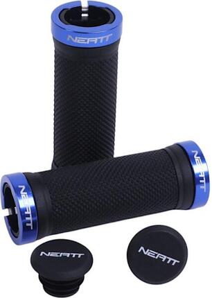 Paire de Grips Enfants Neatt Race Small 95mm Noir / Bleu